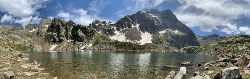 Photo de Toni Lerda le long du parcours