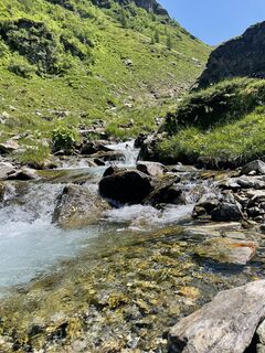 Photo de Gerda Dobler le long du parcours