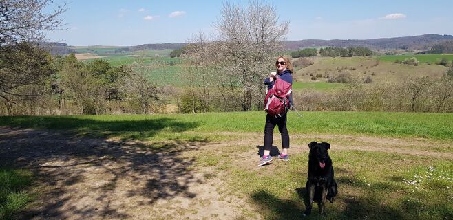 Aussicht mit Frau Nancy