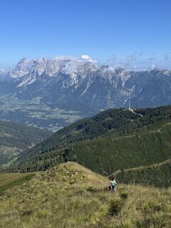 Photo de Kelly Koopmans le long du parcours