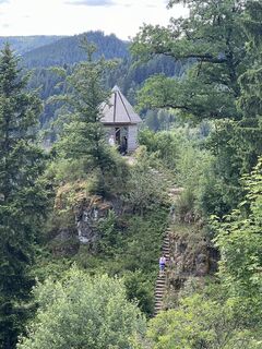 Foto de Hartmut Berg a lo largo del recorrido