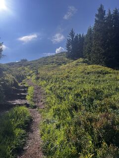 Foto de Florian Kälin a lo largo del recorrido