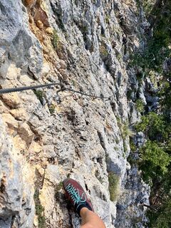 Photo de Marlies Berwein le long du parcours