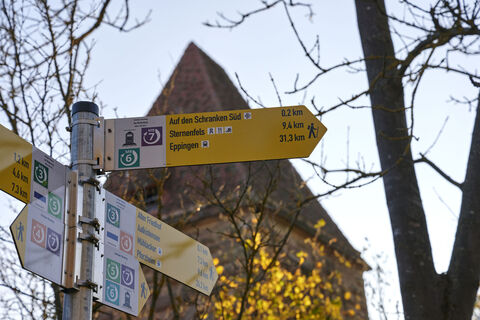 Beschilderung Maulbronn