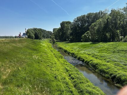 Photo de Andrea Opitz-Jandrisits le long du parcours