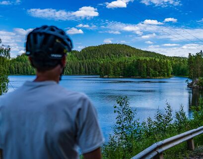 Radfahrer und Kammiovuori