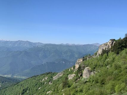 Photo de Toni Lerda le long du parcours