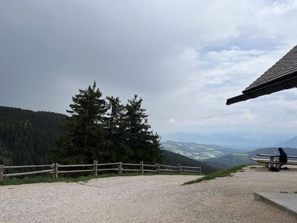 Foto von Heinz Sperl entlang der Tour