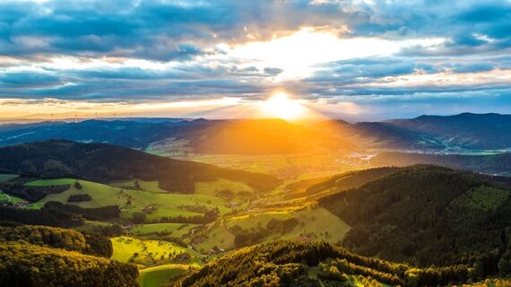 Sonnenaufgang Mittlerer Schwarzwald