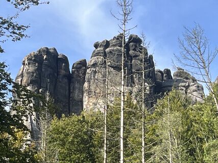 Foto van Michaela Fischer langs de tour