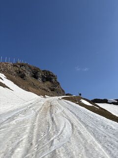 Foto von Heinz Sperl entlang der Tour
