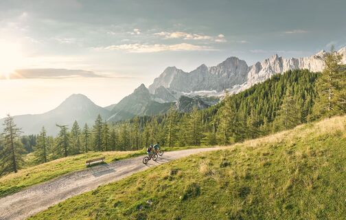 Mountainbiken auf der Ramsau Runde