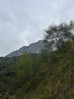 Foto von Riccardo Calvi entlang der Tour