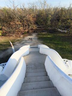 Foto von Péter Szabó entlang der Tour