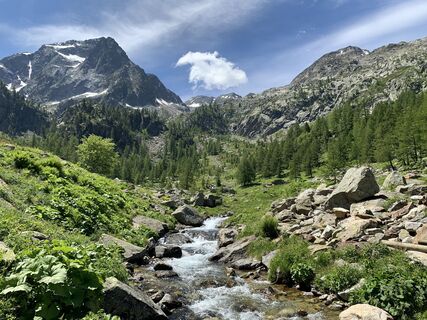 Photo de Toni Lerda le long du parcours