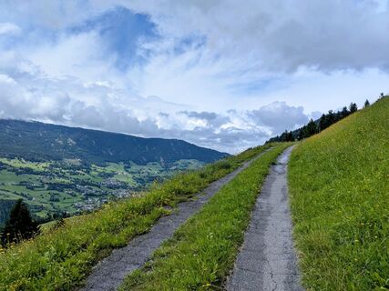 Foto von Sabrina Hackel entlang der Tour