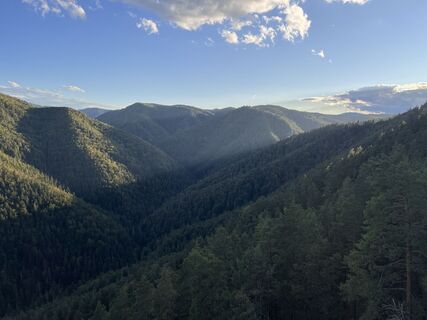 Foto von Gabriella Seregély entlang der Tour