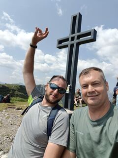 Foto von Róbert Balogh entlang der Tour