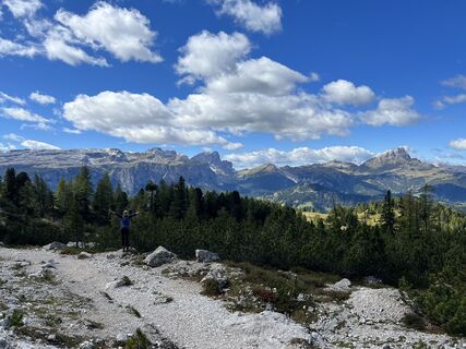 Photo de TS le long du parcours