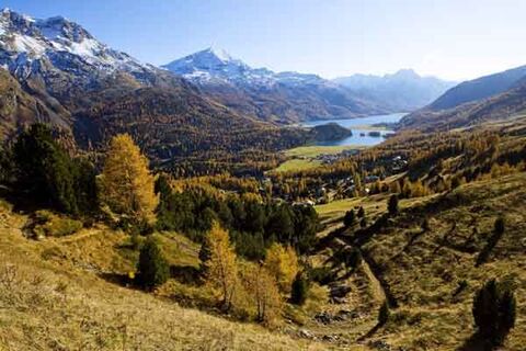 oberhalb von St. Moritz