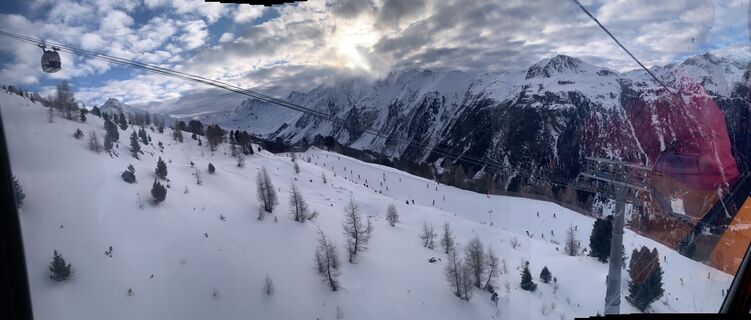 Fotografie z Félice Auger na trase
