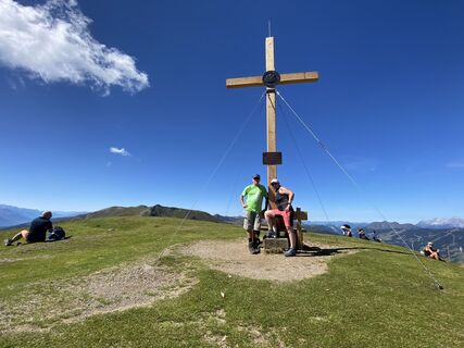 Foto von Margreth Reiter entlang der Tour
