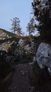 Photo de Klementina Gartner le long du parcours