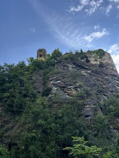 Photo de Gabriele Wallner le long du parcours