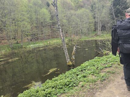 Zdjęcie z Piotr Górka wzdłuż trasy