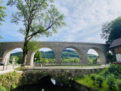 Foto von Friedrich Schlager entlang der Tour
