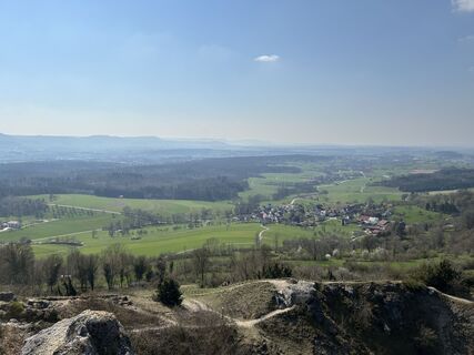 Foto von Ernst Schmid entlang der Tour