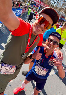 Photo de Tom le long du parcours