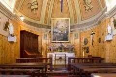 Das Innere der Kapelle Notre Dame des Neiges