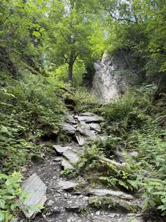 Photo de Ewelina Basałyga le long du parcours