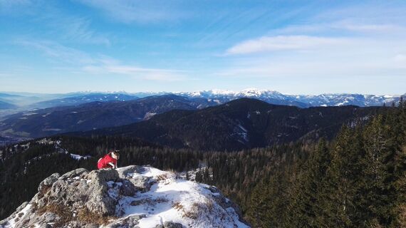 Blick vom Gipfel der Kampalpe