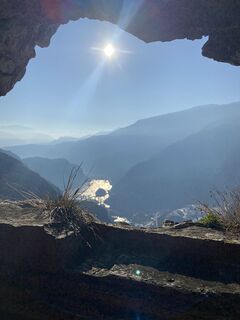 Foto von Nicole Giacomelli entlang der Tour
