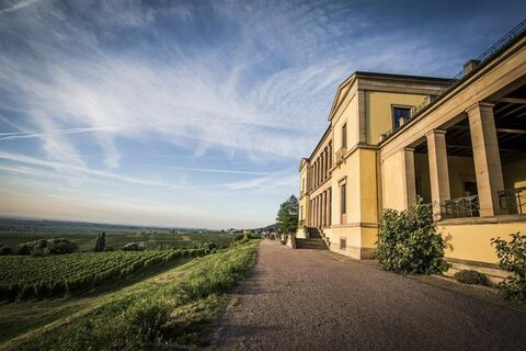 Außenansicht Schloss Villa Ludwigshöhe