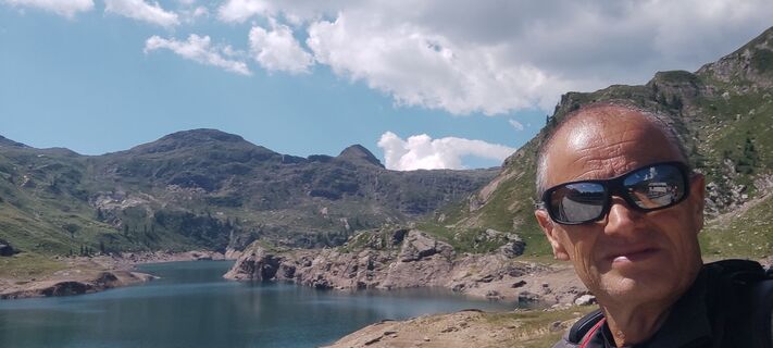 Foto von Paolo Spillere entlang der Tour