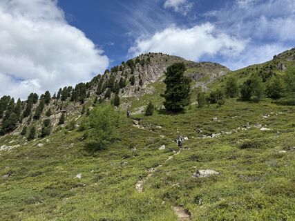 Foto von Han en Christa Jordaan entlang der Tour