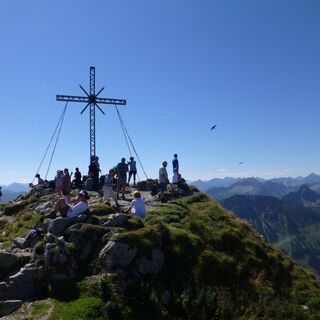 Am Gipfel der Roten Flüh