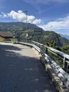 Foto von Bruno Zahno entlang der Tour