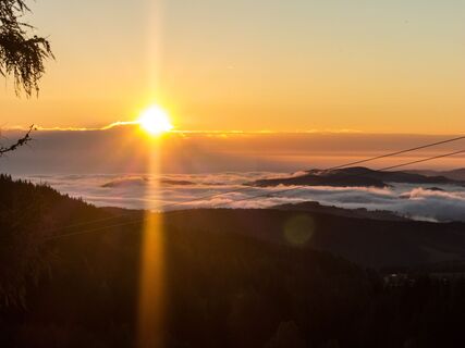 Sonnenuntergang am Wechsel