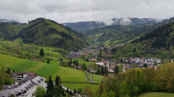 Aussicht oberhalb der Winkelwaldklinik