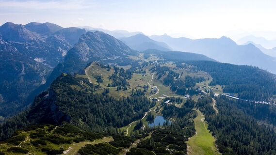 Blick über die Tauplitzalm Richtung Traweng