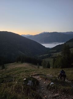 Photo de Johannes le long du parcours