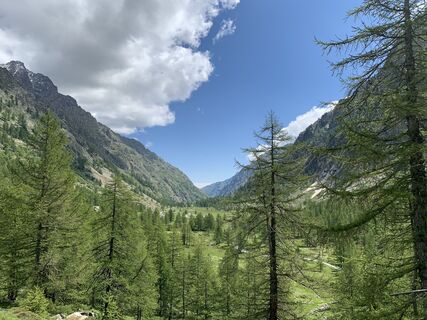 Photo de Toni Lerda le long du parcours