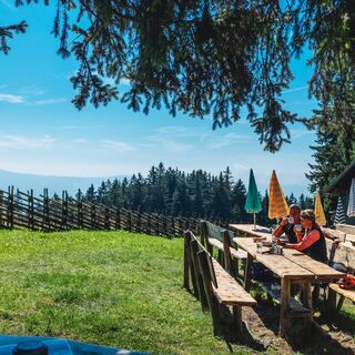 Pause bei der Zechhütte