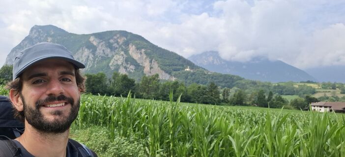 Foto von David Bubenheim entlang der Tour