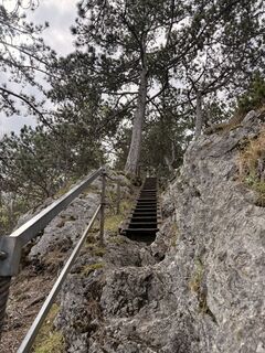 Photo de Maria Lattacher le long du parcours