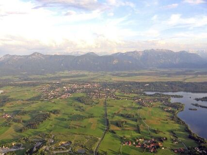 Wanderung - Königsweg in Murnau am Staffelsee - Der Staffelsee von oben